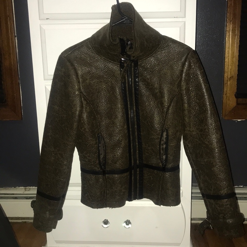 Leather jacket
